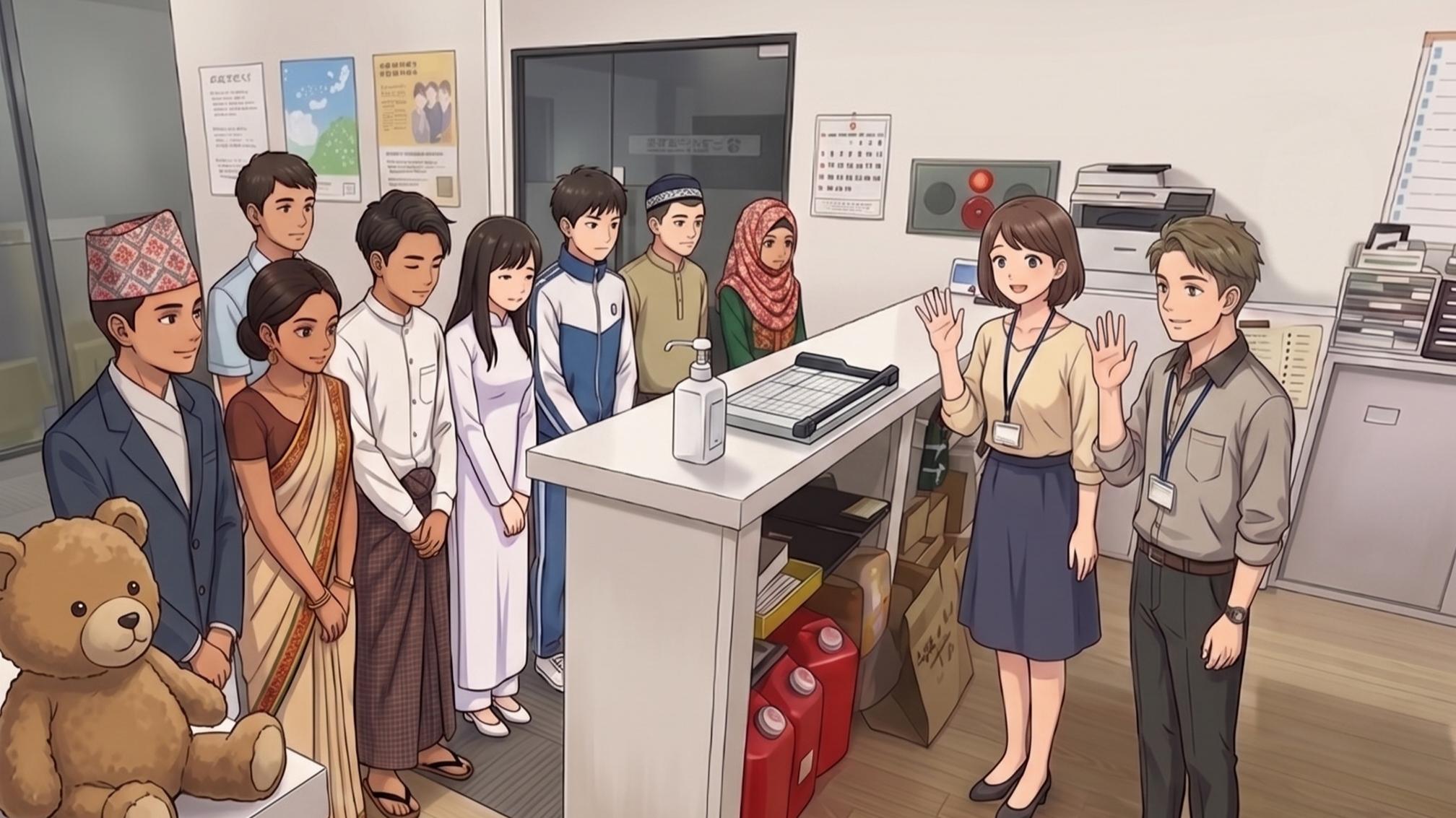 留学生の一日